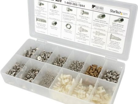 StarTech.com Deluxe Assortment PC Screw Kit - Screw Nuts and Standoffs - Assortment Of 12 Common PC Case Screws - Screw kit Online