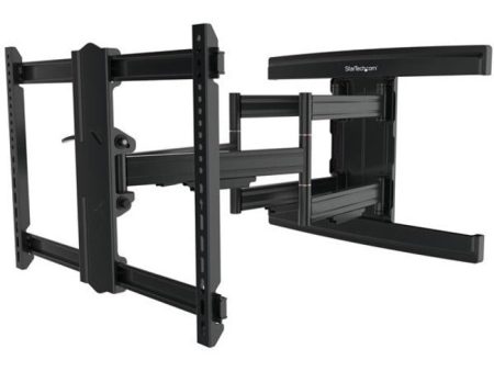 StarTech.com TV Wall Mount supports up to 100  VESA Displays - Low Profile Full Motion Large TV Wall Mount - Heavy Duty Adjustable Bracket on Sale