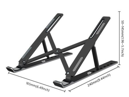 Adjustable Laptop Stand Folding Portable Tablet Desktop Holder Office Support UK For Discount