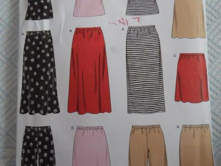 (2021) New Look K6730 Sewing Pattern Ladies Top Skirt Trousers Uncut size S-XL. Online