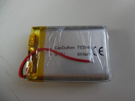 Battery 3.7V 800mAh Model 703040 with Protection Circuit for Earphones Headphone Online Sale