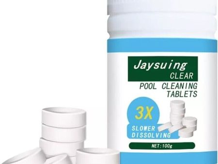 2x  Swimming Pool Cleaning Chlorine Tablets Floating Chemical Dispenser 50g Cheap