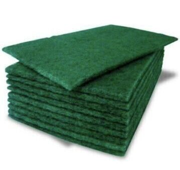 Box of 60x 3M Scotch Brite Deep Fat Fryer Scouring Pads Green 203 x 89mm Cheap